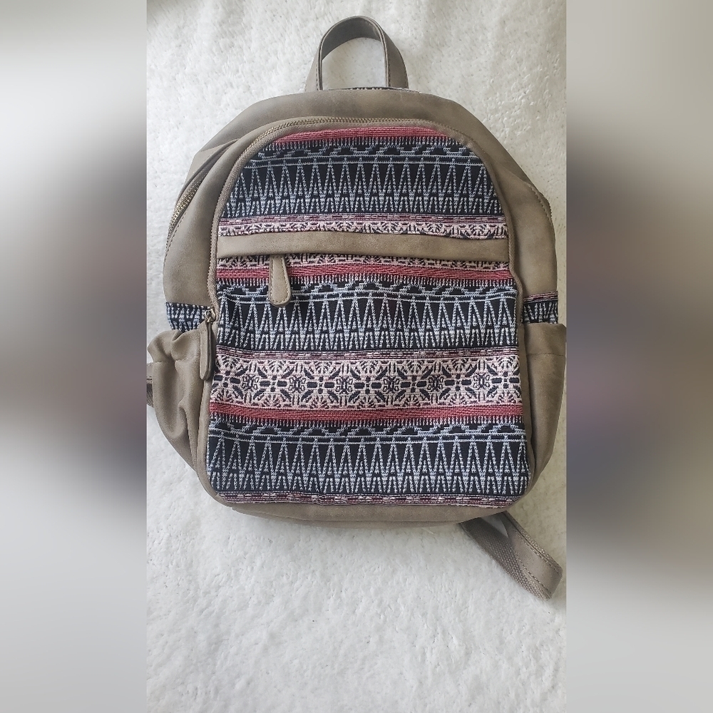 Women Casual Daypack Purse Lightweight Travel Canvas‎ Leather Boho Backpack